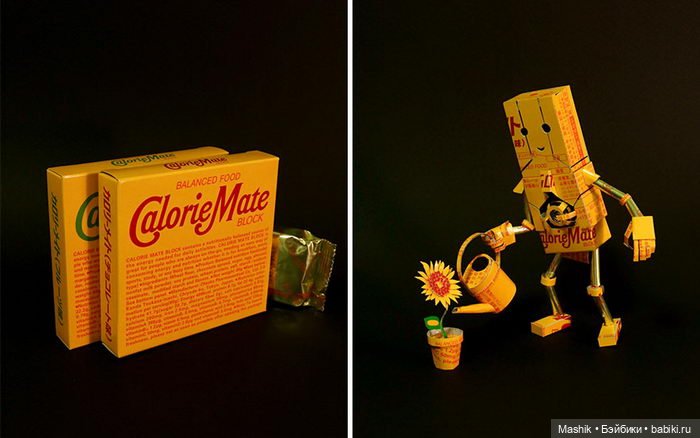 Фигурки из коробок от японского художника Harukiru