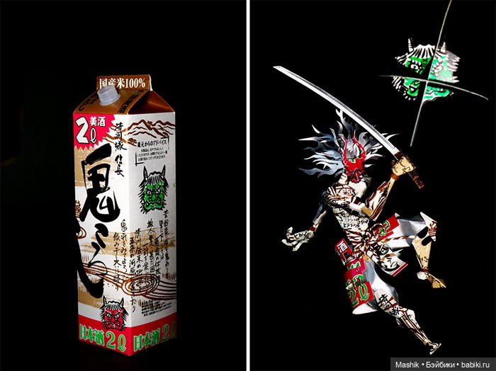 Фигурки из коробок от японского художника Harukiru (фото 6)