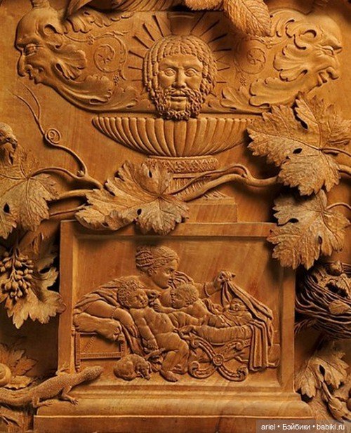 Резьба по дереву Обера-Анри-Жозефа Парента (Aubert-Henri-Joseph Parent) (фото 6)