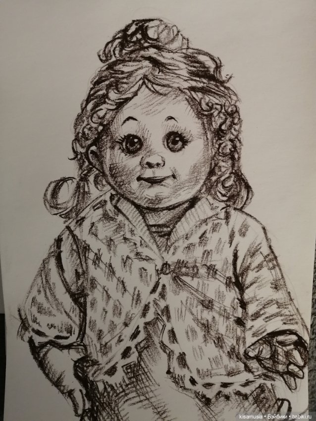 Портреты моих кукол — Рисование и арт: скетчи (фото 2)