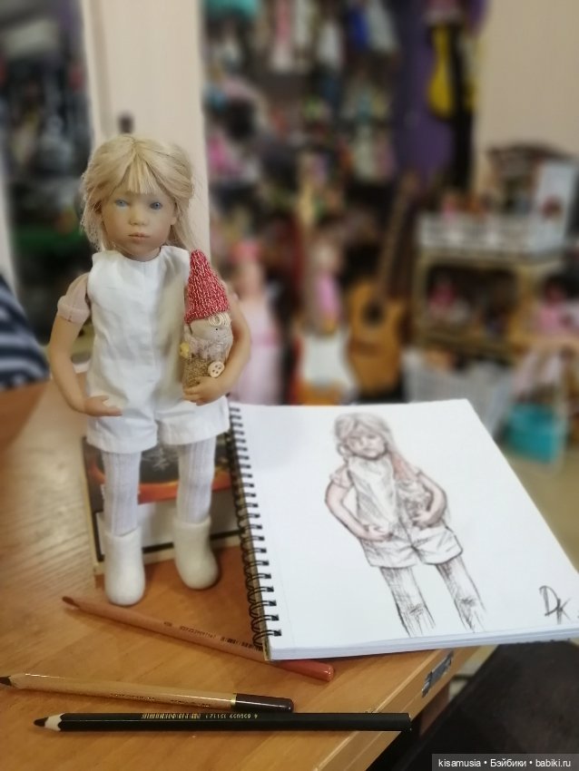 Портреты моих кукол — Рисование и арт: скетчи (фото 7)