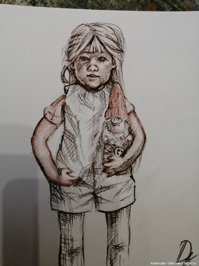 Портреты моих кукол — Рисование и арт: скетчи (фото 6)
