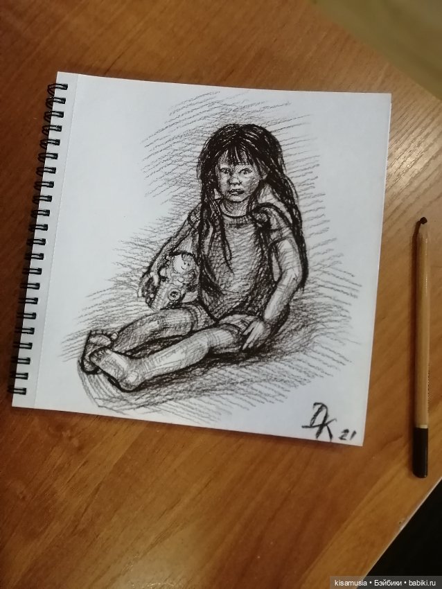 Портреты моих кукол — Рисование и арт: скетчи (фото 10)