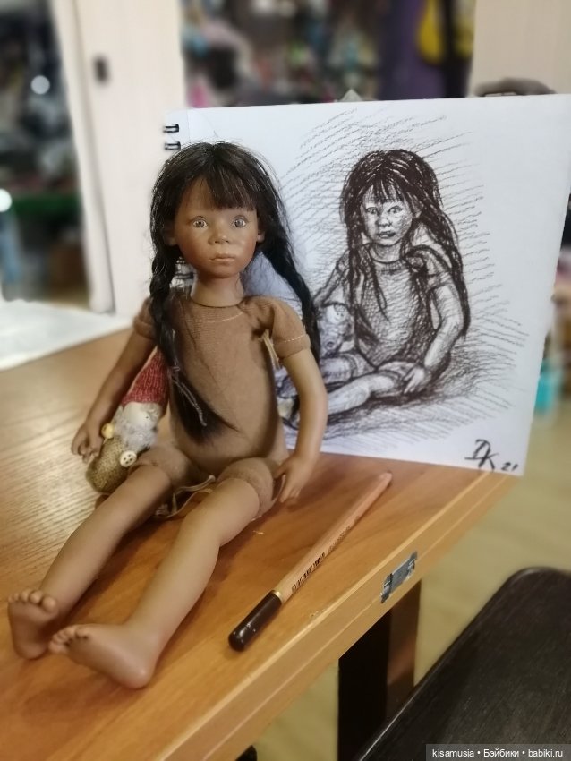 Портреты моих кукол — Рисование и арт: скетчи
