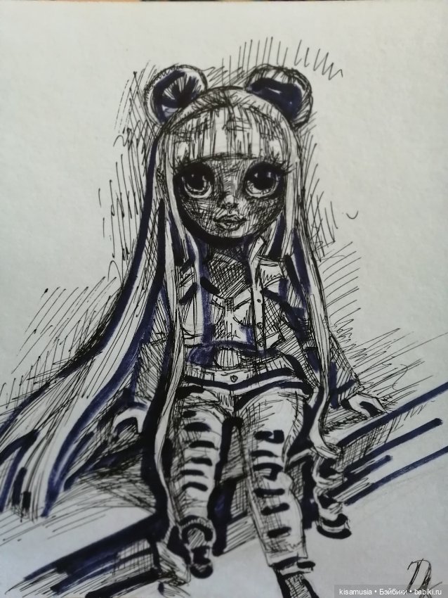 Портреты моих кукол — Рисование и арт: скетчи