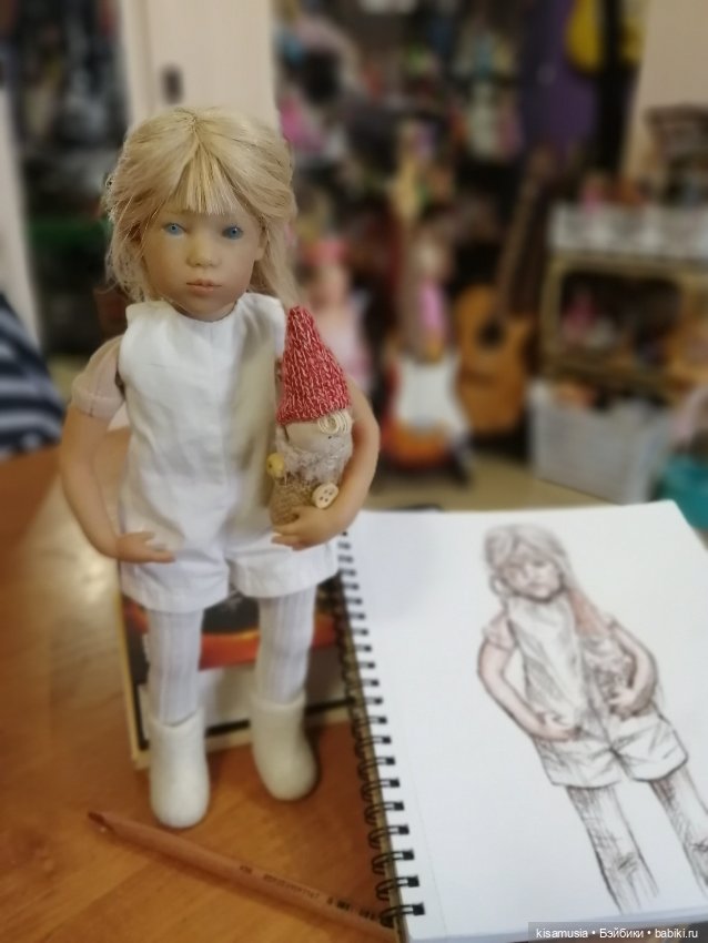 Портреты моих кукол — Рисование и арт: скетчи (фото 8)