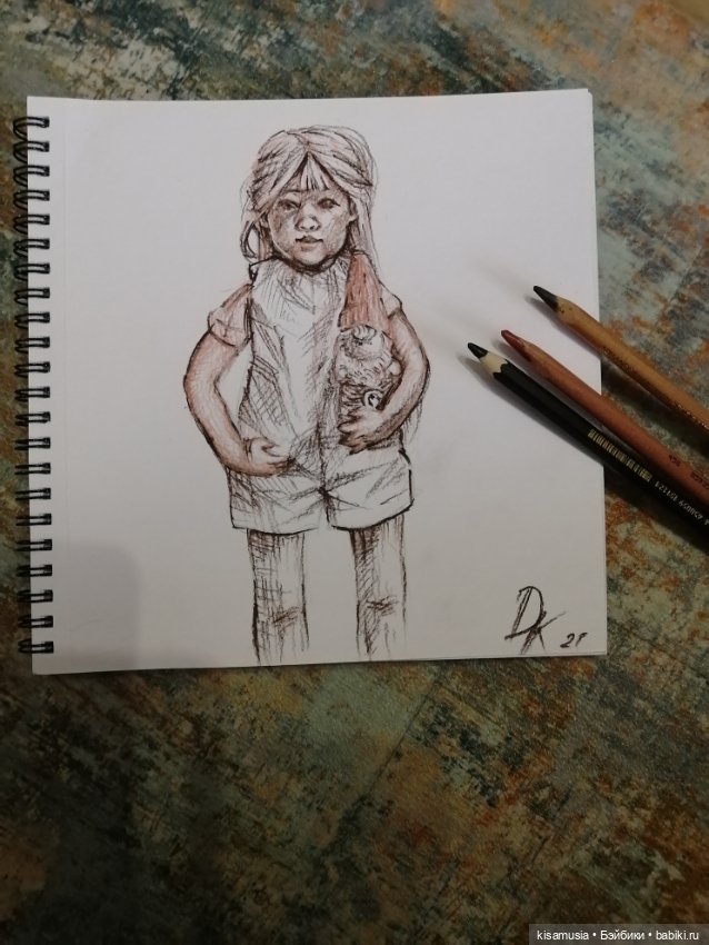 Портреты моих кукол — Рисование и арт: скетчи (фото 5)