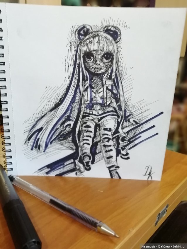 Портреты моих кукол — Рисование и арт: скетчи
