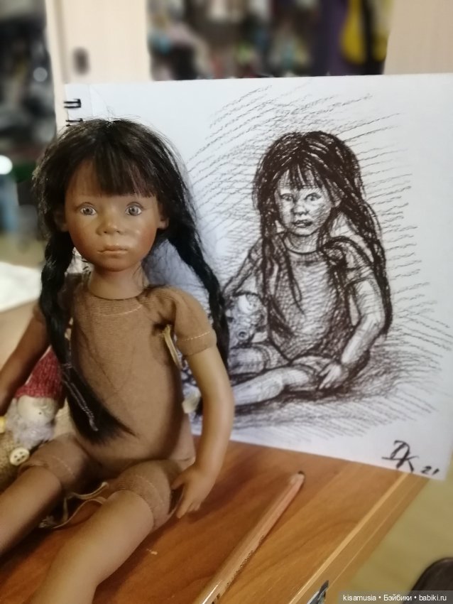 Портреты моих кукол — Рисование и арт: скетчи