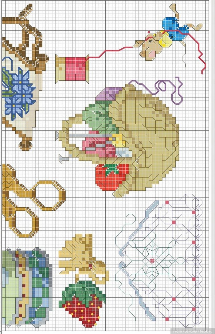 Вышивка для рукодельных шкатулок, коробок,мешочков сумочек и просто панно