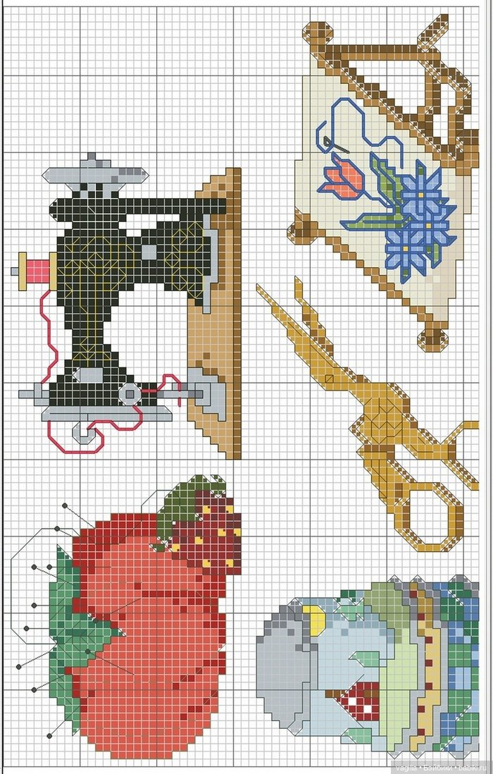 Вышивка для рукодельных шкатулок, коробок,мешочков сумочек и просто панно