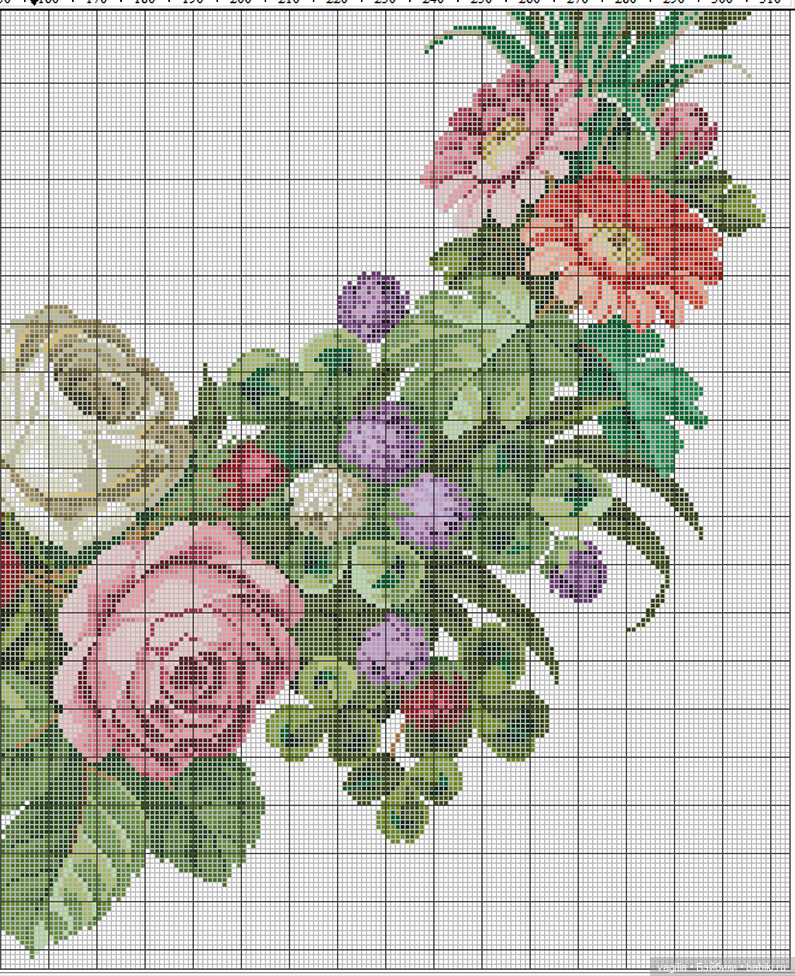 Сегодня много роз — Вышивка крестиком (фото 5)