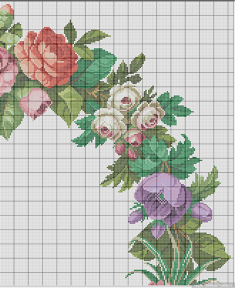 Сегодня много роз — Вышивка крестиком (фото 3)