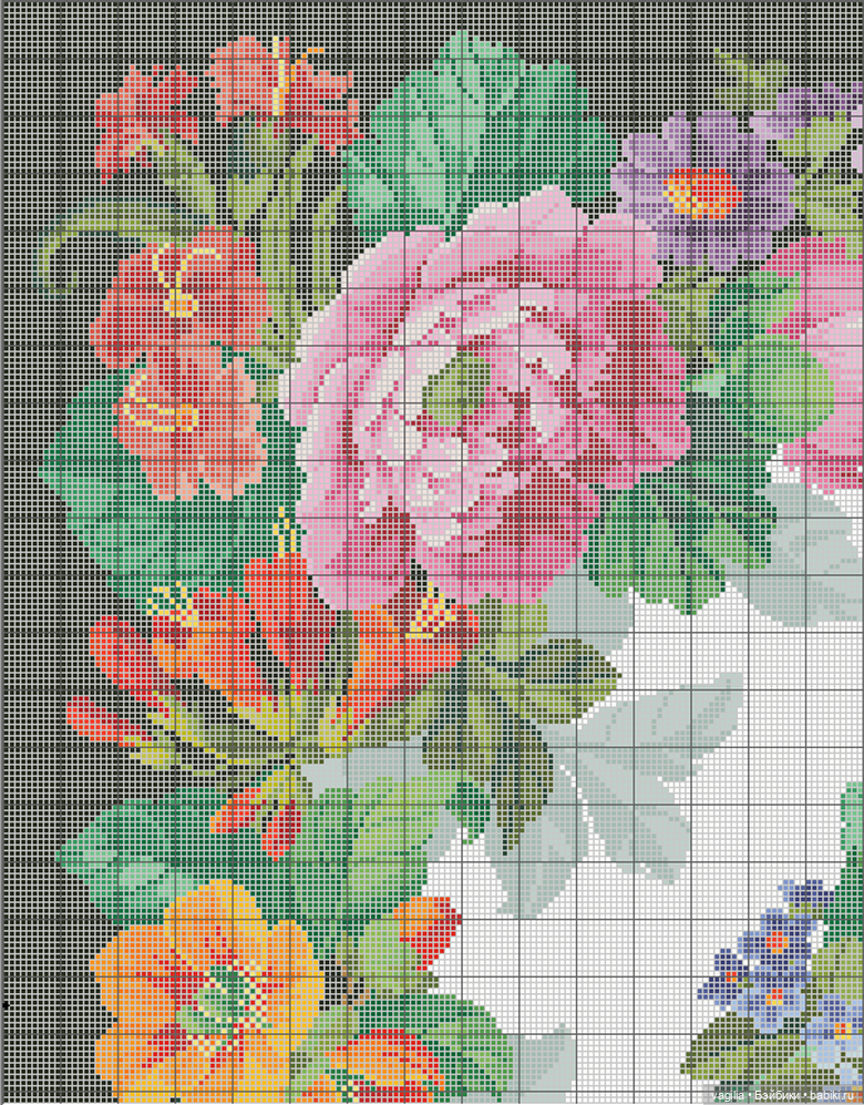 Сегодня много роз — Вышивка крестиком (фото 9)