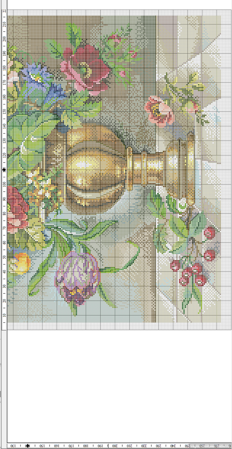 Сегодня много роз — Вышивка крестиком