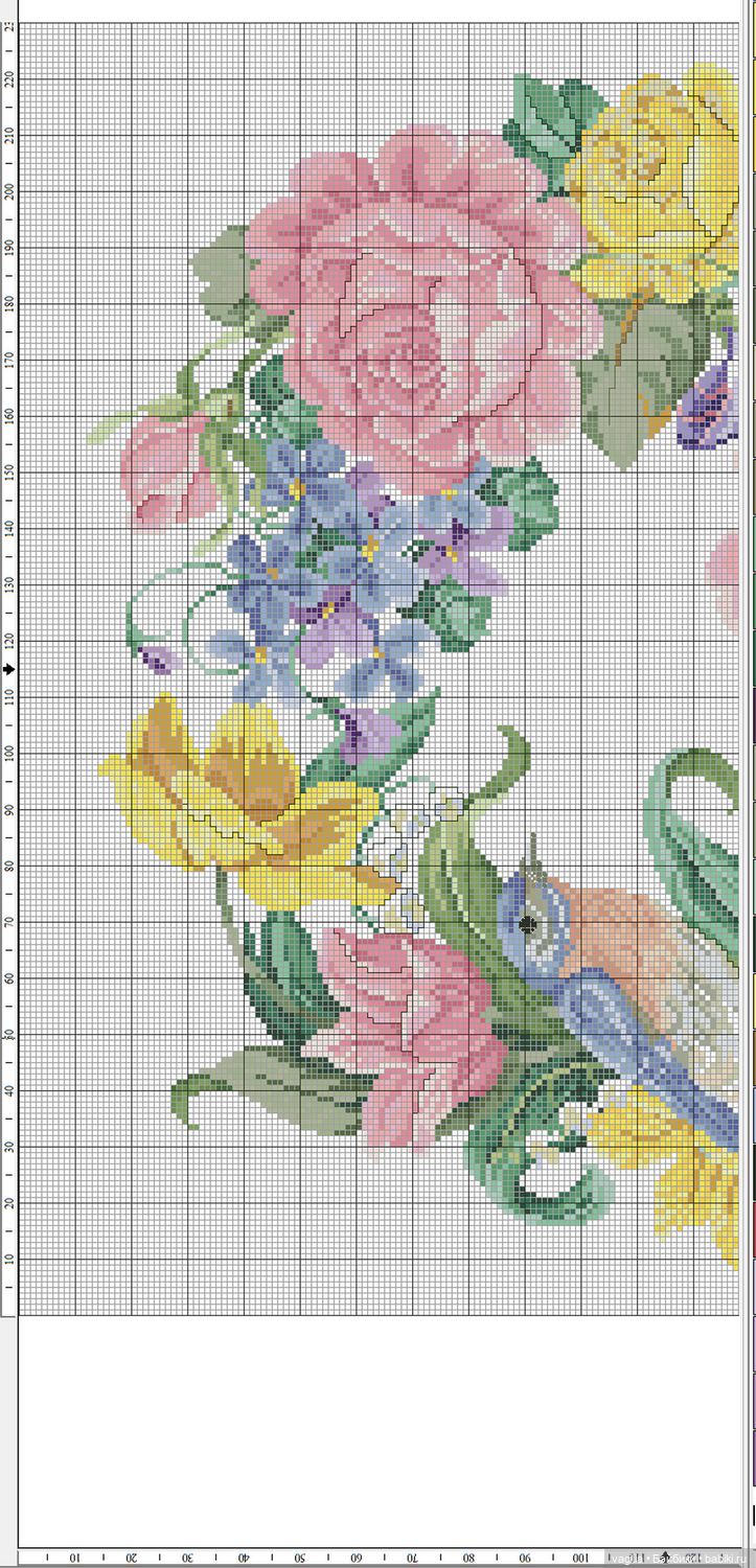 Сегодня много роз — Вышивка крестиком