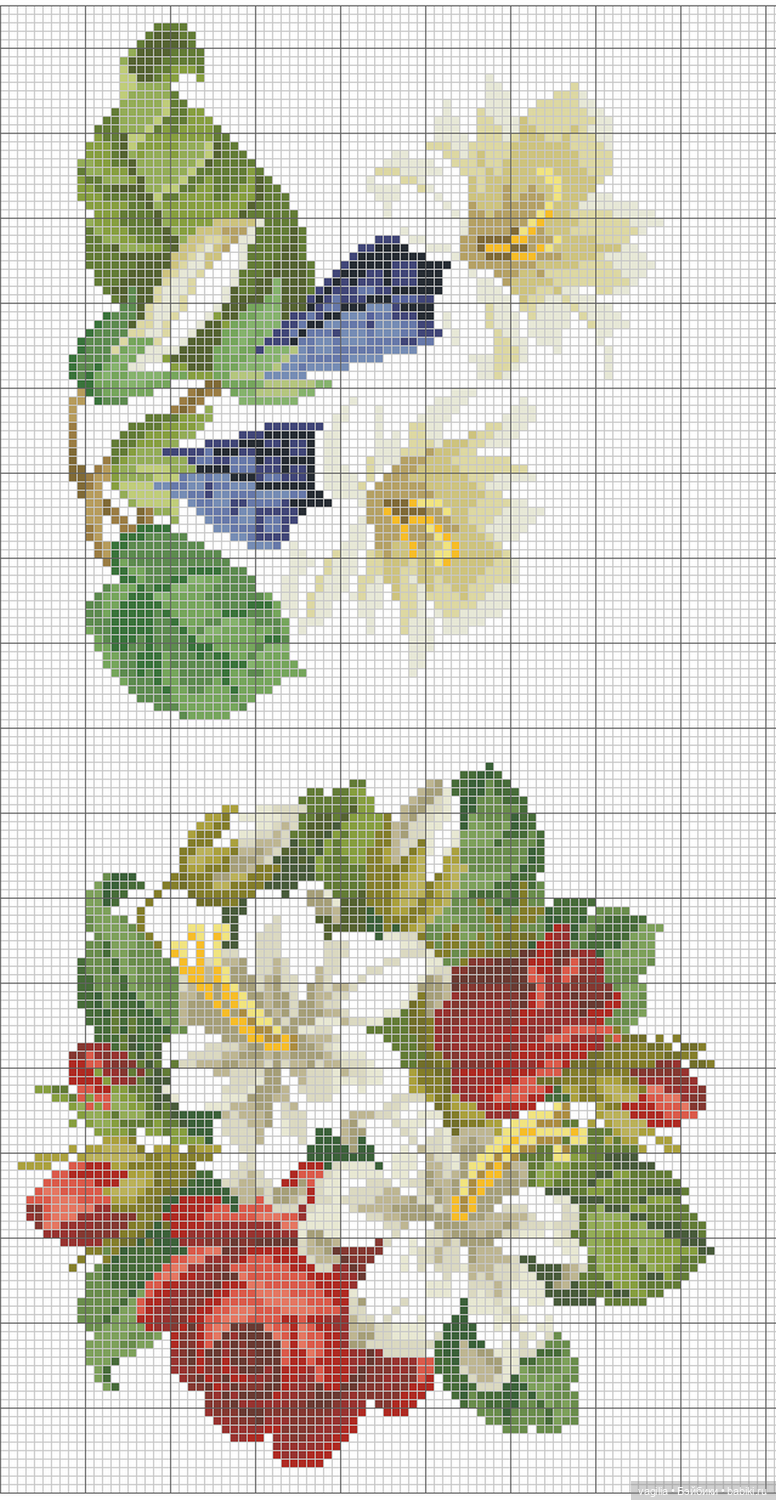 Сегодня много роз — Вышивка крестиком