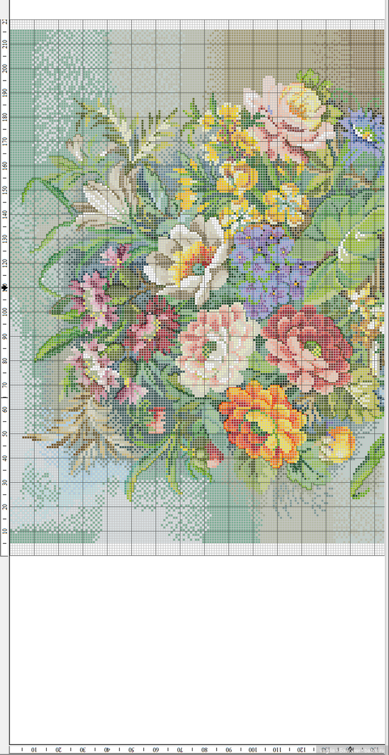 Сегодня много роз — Вышивка крестиком