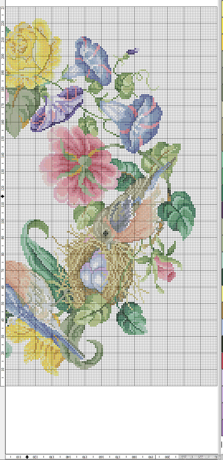 Сегодня много роз — Вышивка крестиком