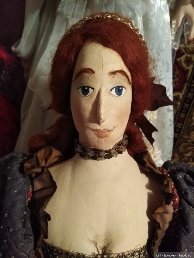 Девушка эпохи Ренессанса — Авторские текстильные куклы: Вальдорфские