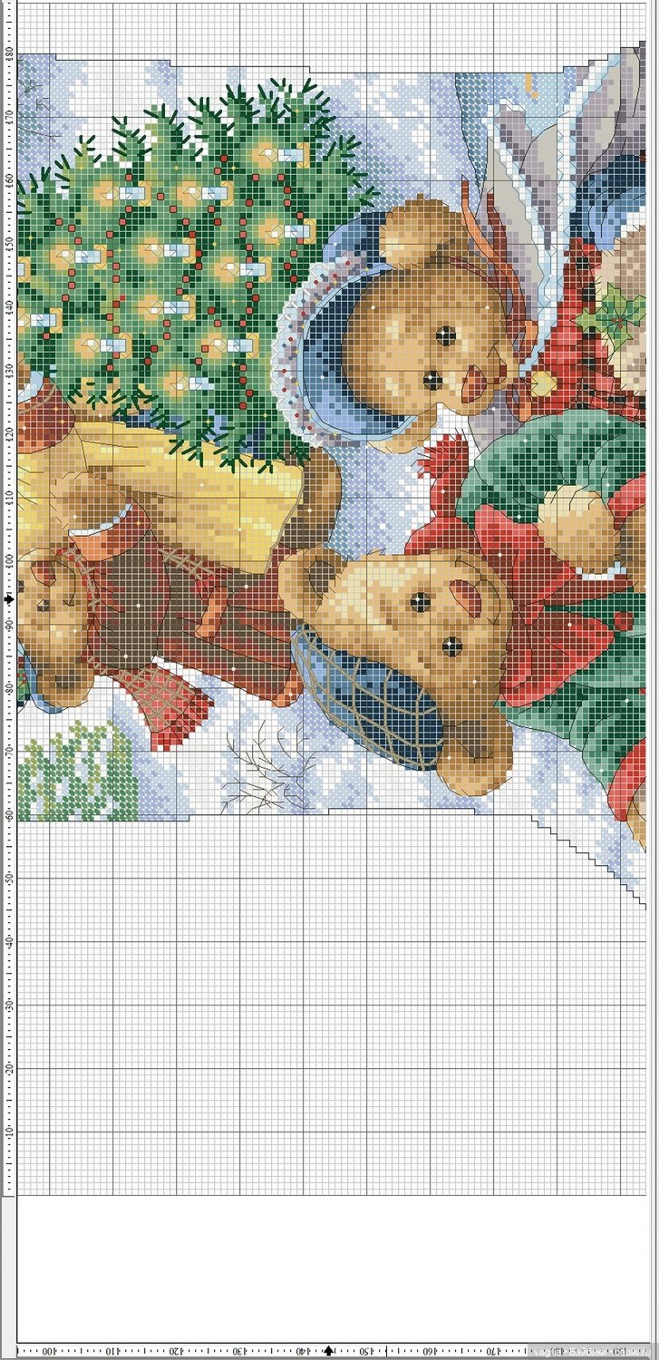 Схемы к рождеству — Схемы вышивки крестом: фото узоров (фото 3)