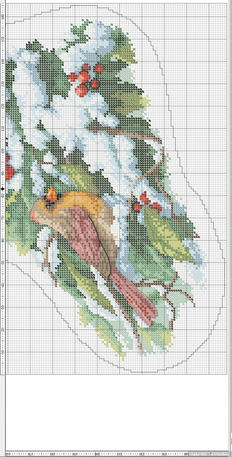 Рождество крестиком — Схемы вышивки крестом: фото узоров