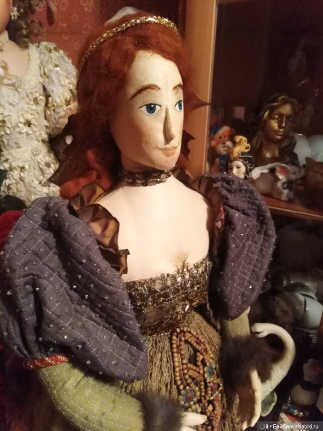 Девушка эпохи Ренессанса — Авторские текстильные куклы: Вальдорфские