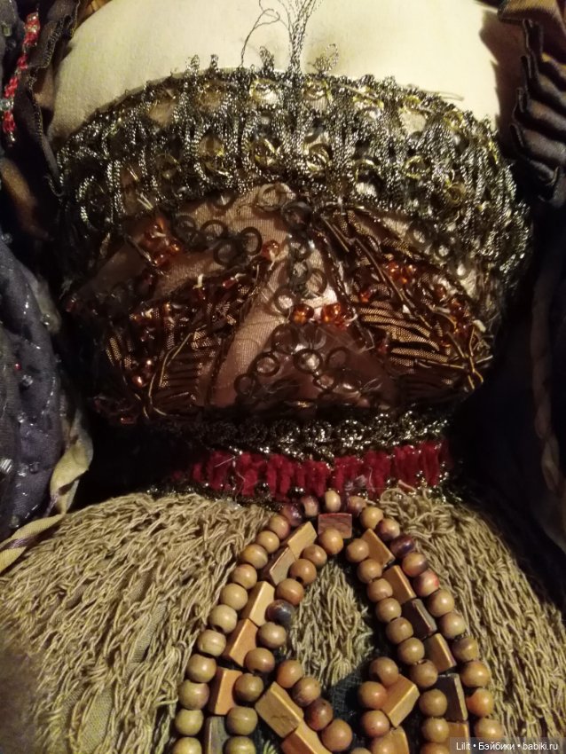 Девушка эпохи Ренессанса — Авторские текстильные куклы: Вальдорфские (фото 6)