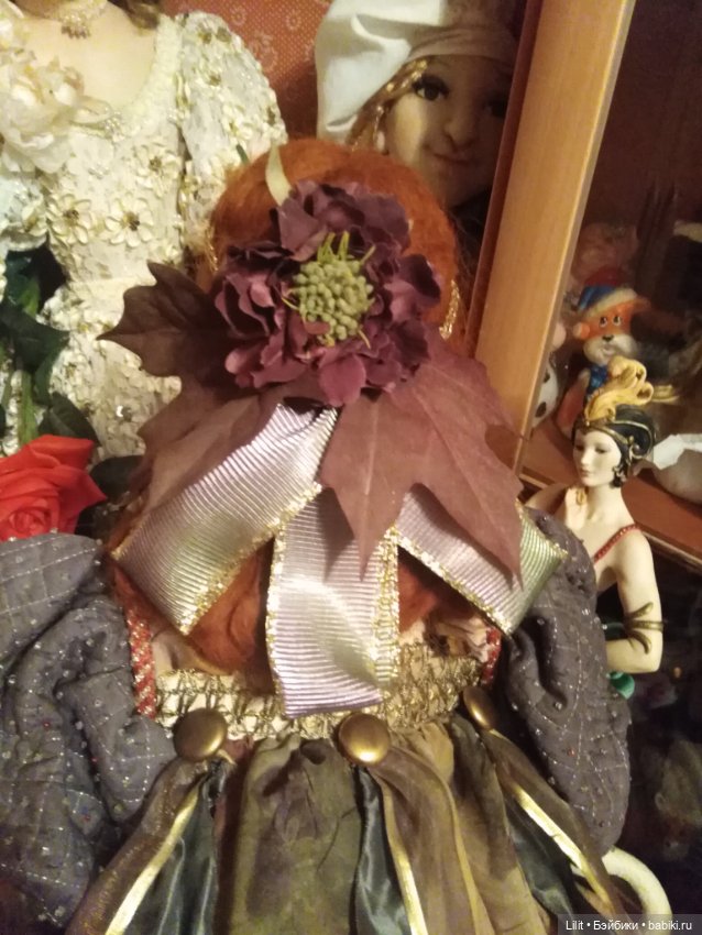 Девушка эпохи Ренессанса — Авторские текстильные куклы: Вальдорфские (фото 9)