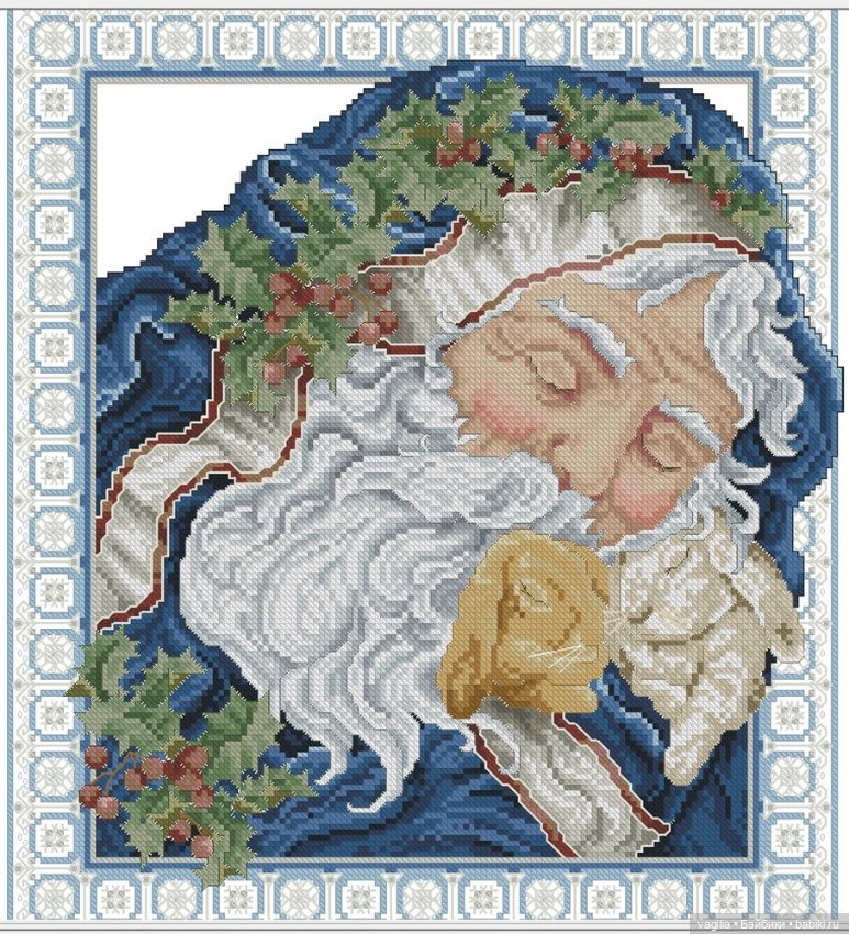 Рождество крестиком — Схемы вышивки крестом: фото узоров (фото 9)