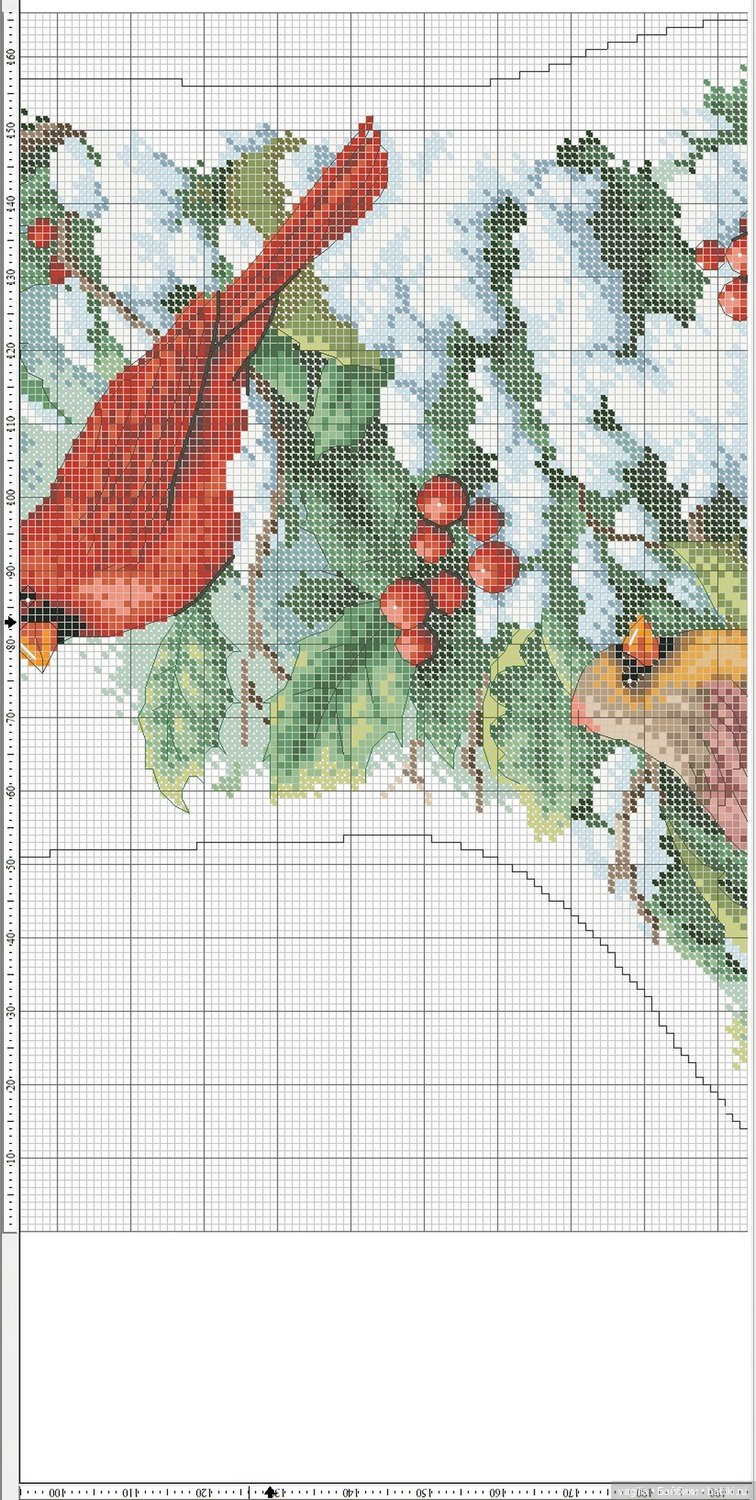 Рождество крестиком — Схемы вышивки крестом: фото узоров