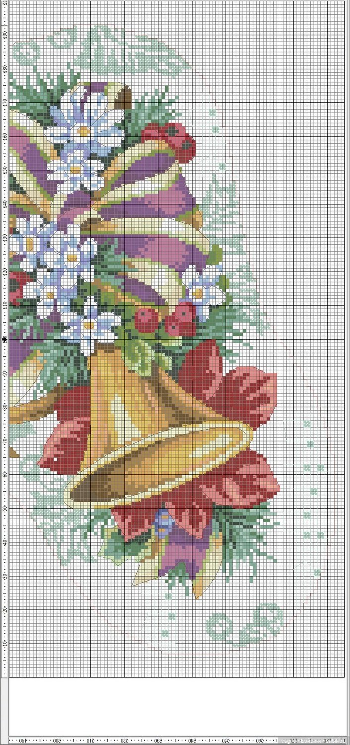 Новогодние схемки для вышивальщиц