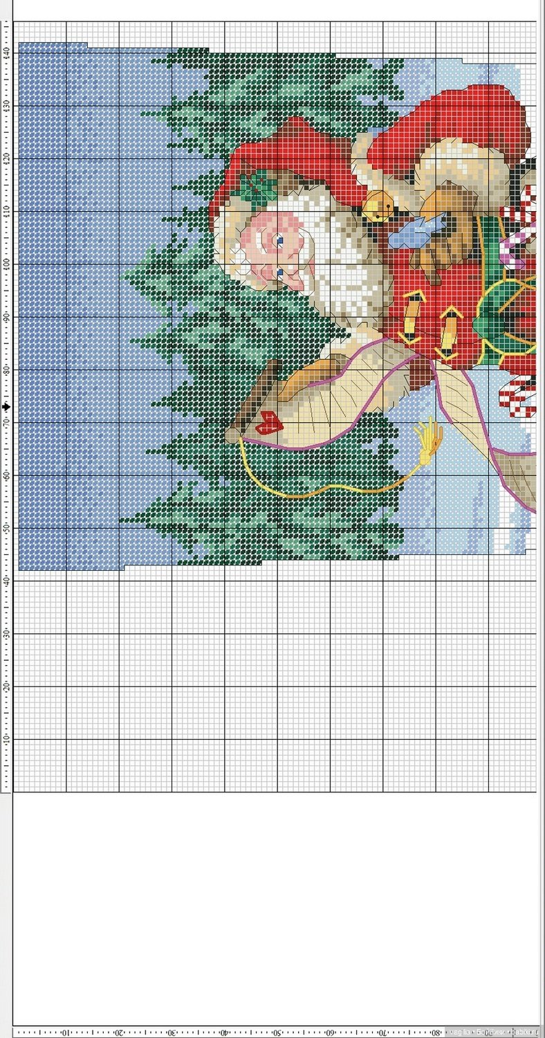 Схемы к рождеству — Схемы вышивки крестом: фото узоров (фото 9)