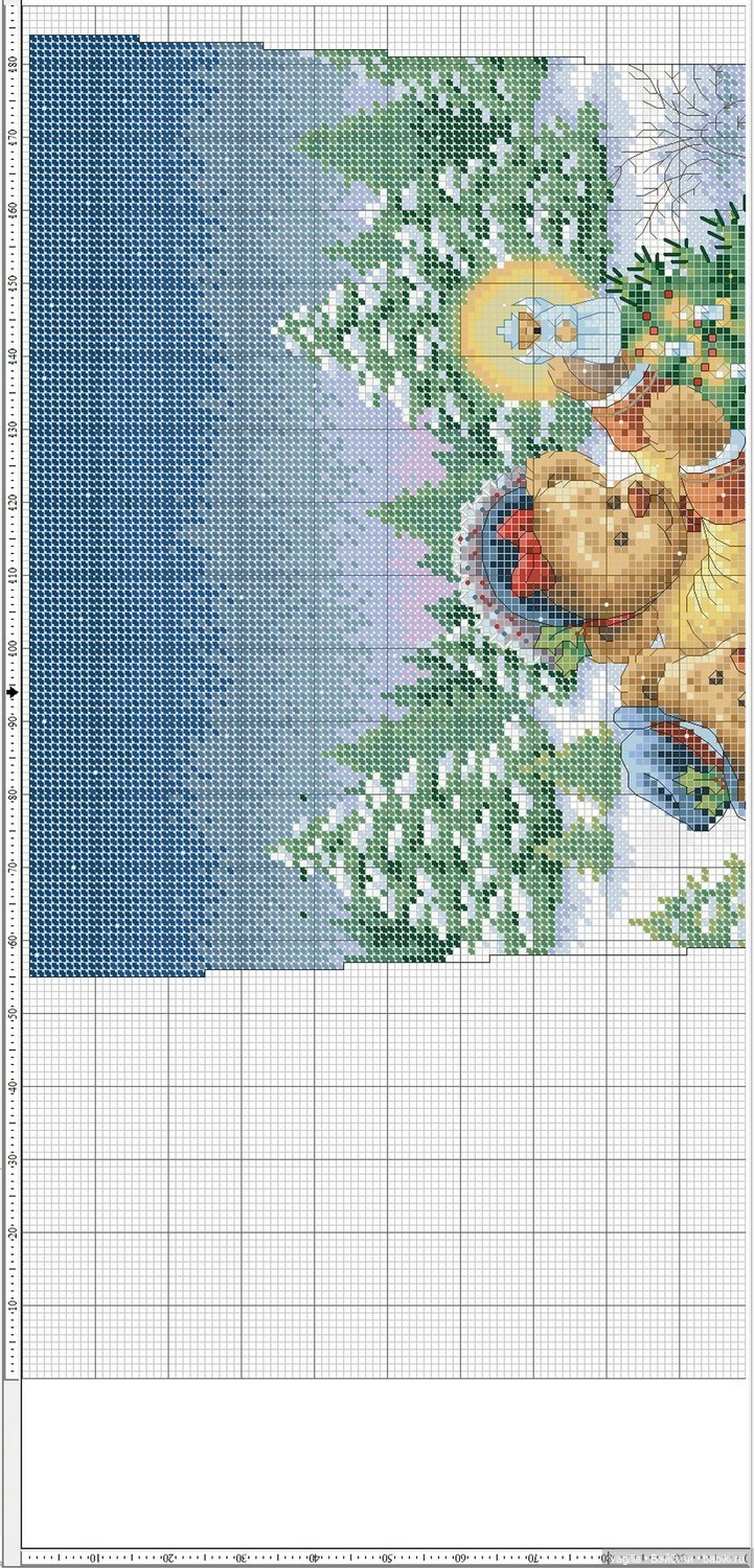 Схемы к рождеству — Схемы вышивки крестом: фото узоров (фото 2)