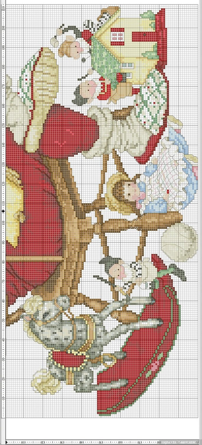 Рождество крестиком — Схемы вышивки крестом: фото узоров (фото 3)