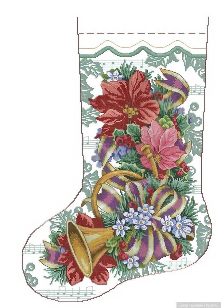 Новогодние схемки для вышивальщиц