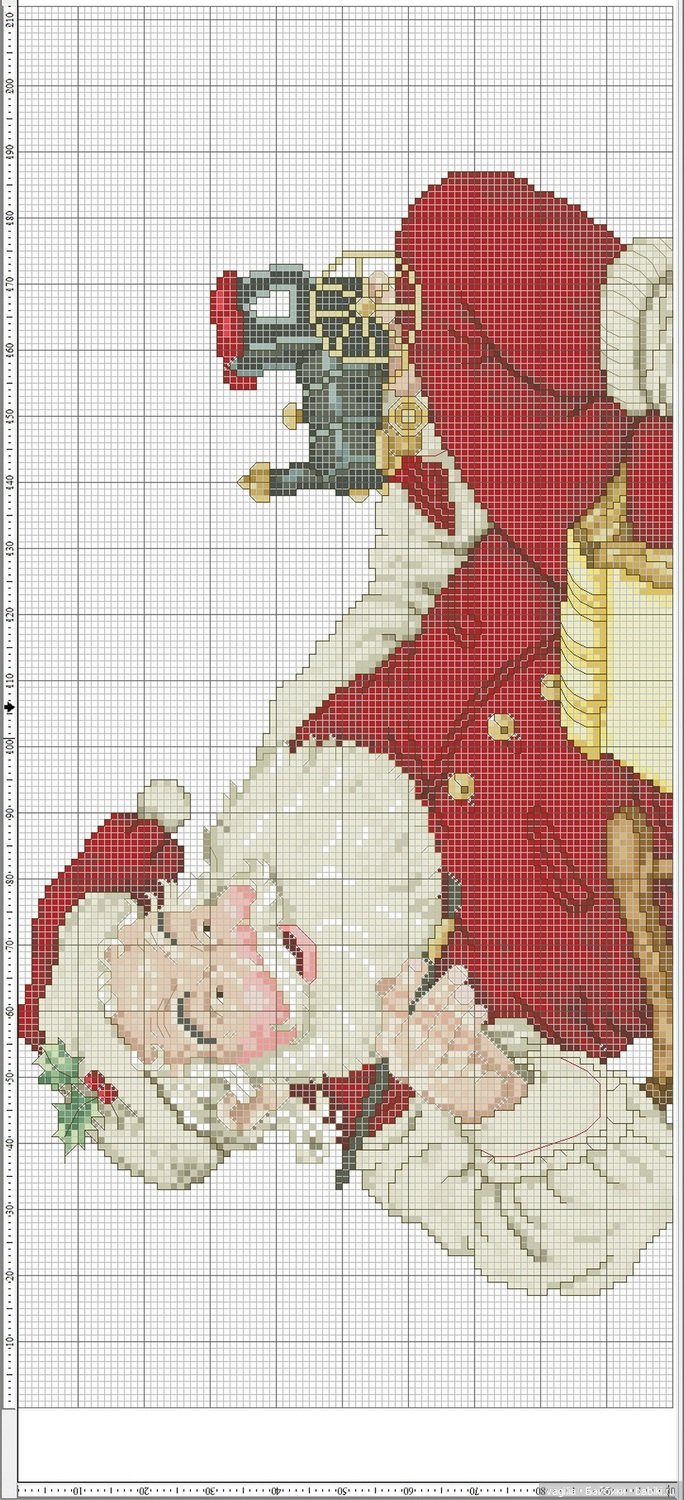 Рождество крестиком — Схемы вышивки крестом: фото узоров (фото 2)