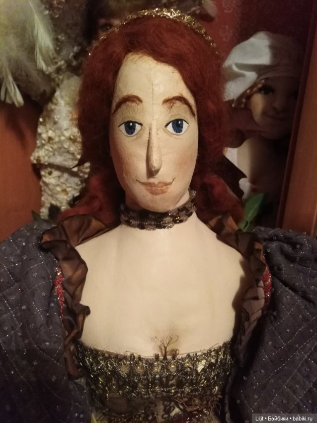 Девушка эпохи Ренессанса — Авторские текстильные куклы: Вальдорфские (фото 10)