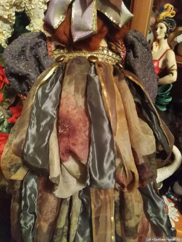 Девушка эпохи Ренессанса — Авторские текстильные куклы: Вальдорфские (фото 8)