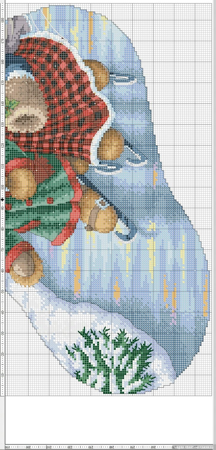 Схемы к рождеству — Схемы вышивки крестом: фото узоров (фото 4)