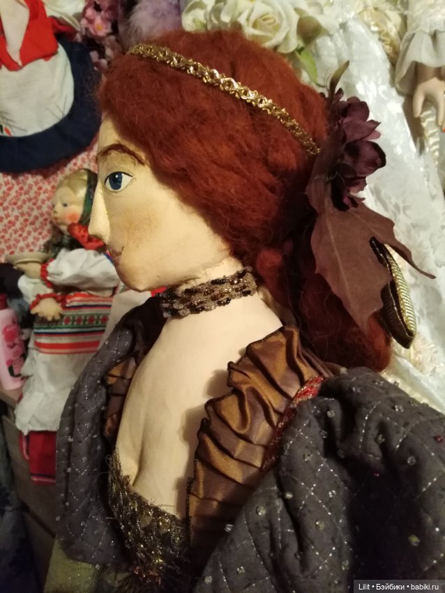 Девушка эпохи Ренессанса — Авторские текстильные куклы: Вальдорфские (фото 2)