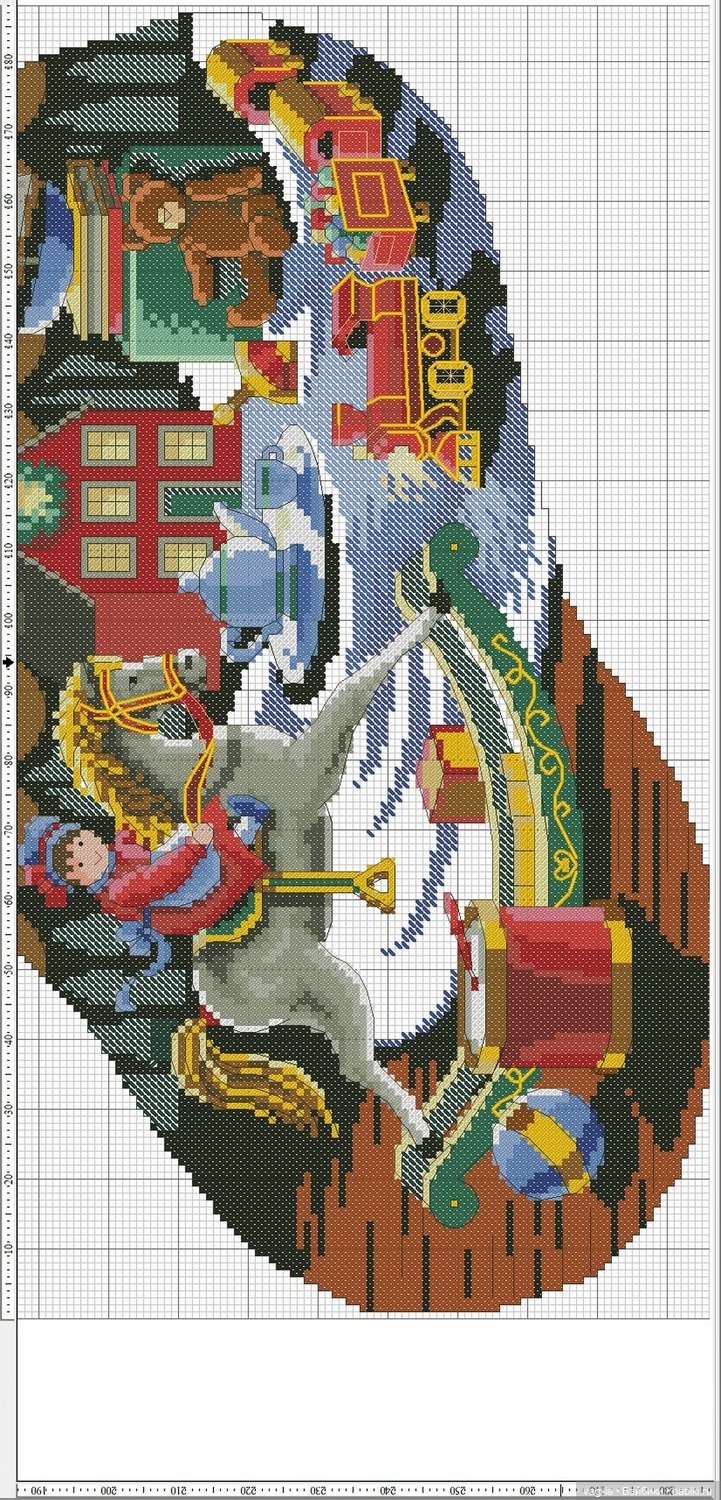 Новогодние схемки для вышивальщиц (фото 9)