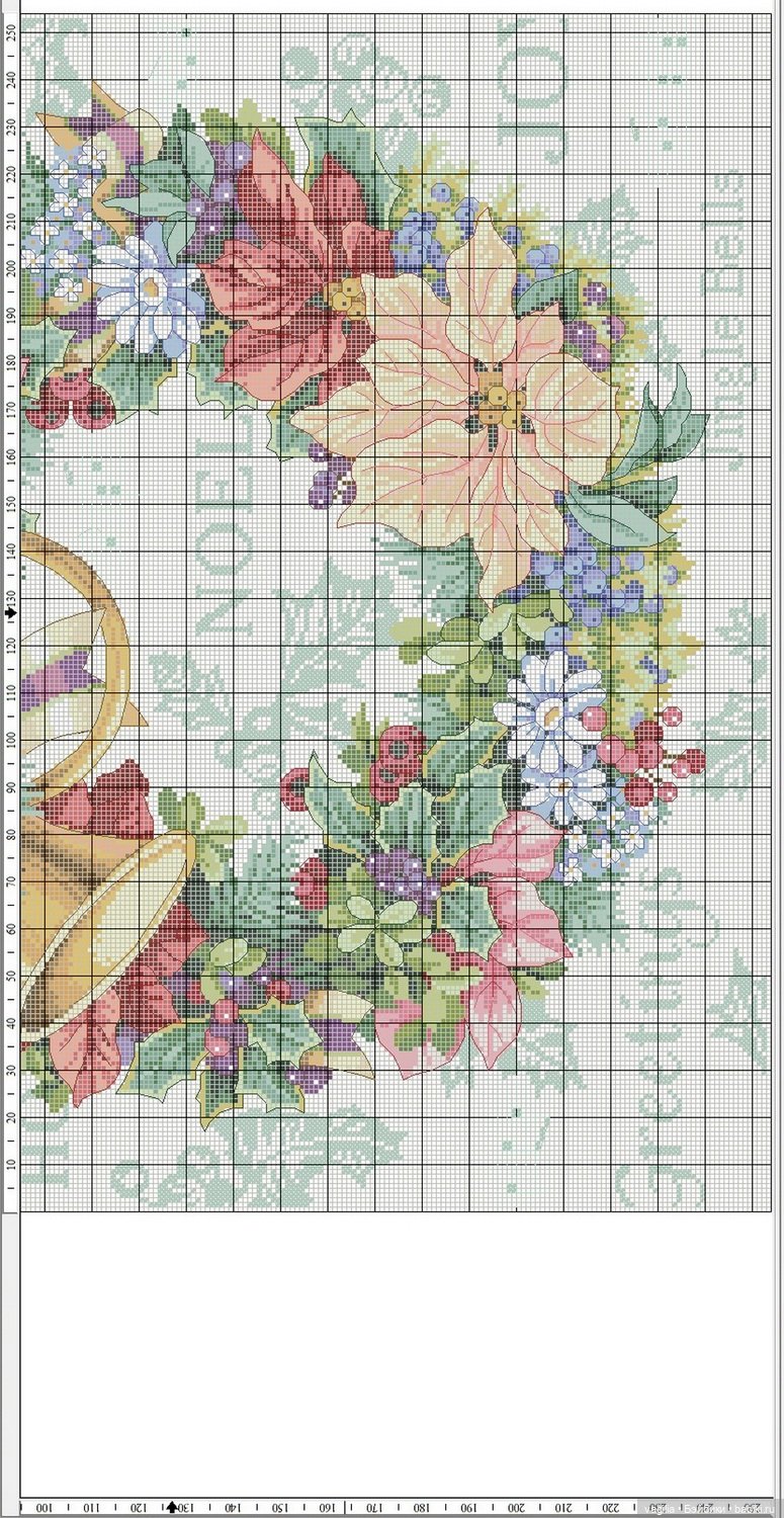 Схемы к рождеству — Схемы вышивки крестом: фото узоров