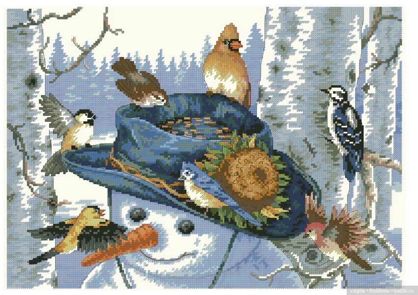 Рождество крестиком — Схемы вышивки крестом: фото узоров