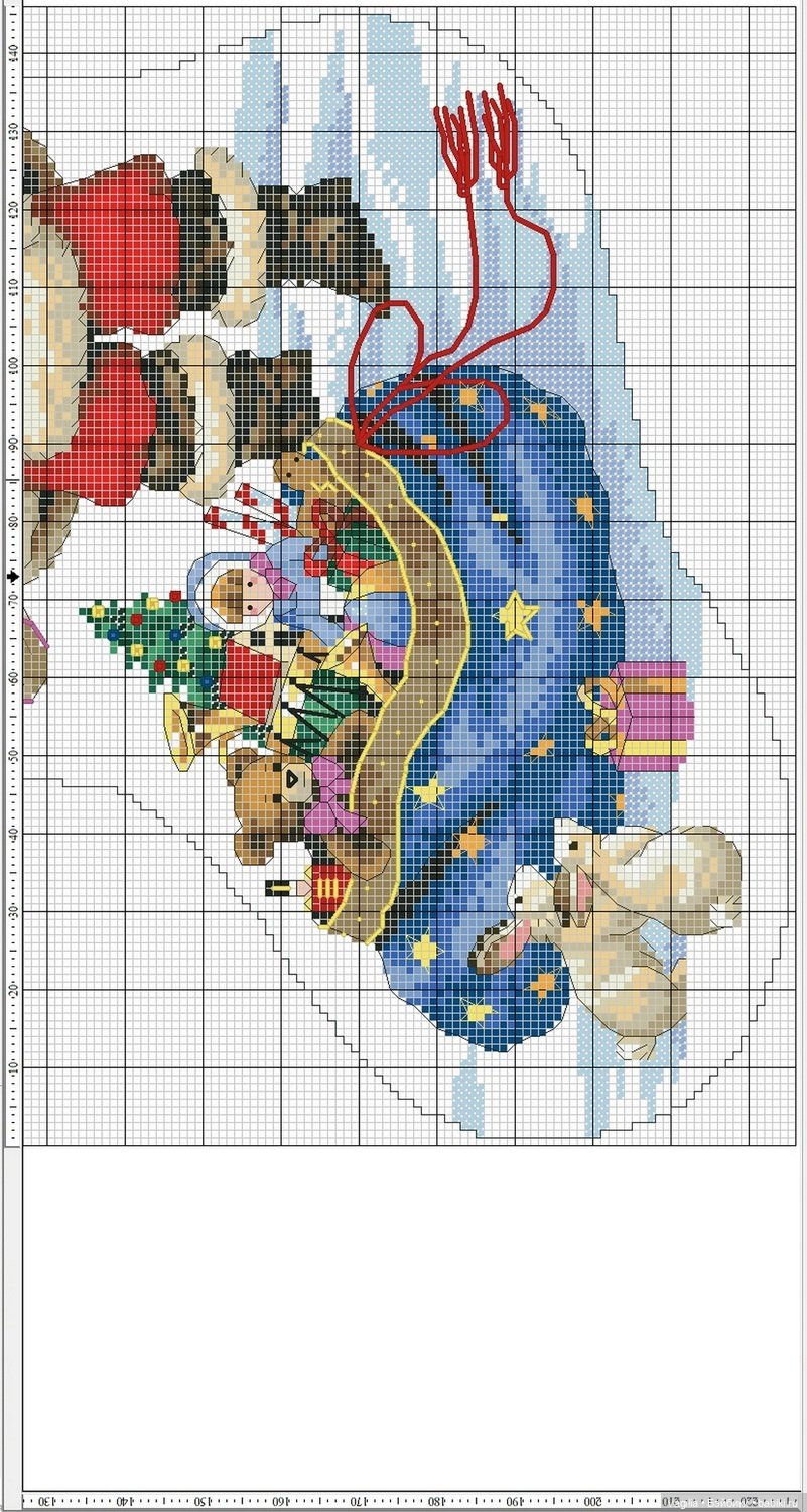 Схемы к рождеству — Схемы вышивки крестом: фото узоров