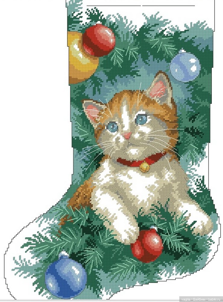 Рождество крестиком — Схемы вышивки крестом: фото узоров