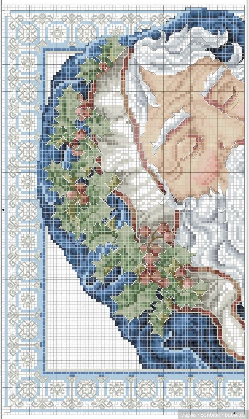 Рождество крестиком — Схемы вышивки крестом: фото узоров (фото 10)