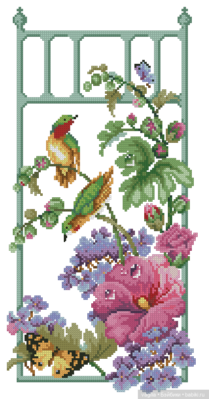 Симпатичный триптих с птичками