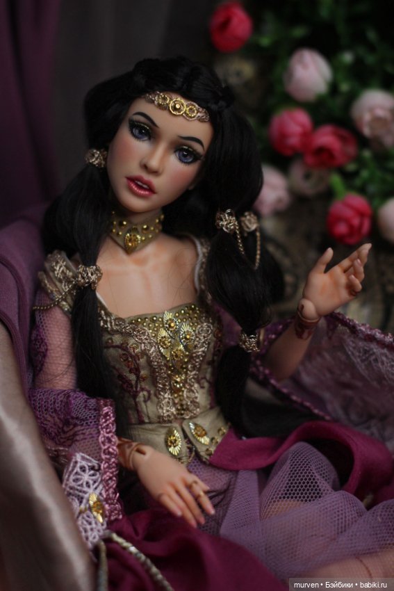 Шахерезада-Жасмин ( авторская шарнирная кукла из серии Fables Murvenart )