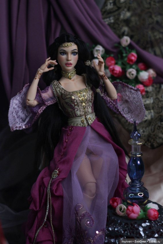 Шахерезада-Жасмин ( авторская шарнирная кукла из серии Fables Murvenart )